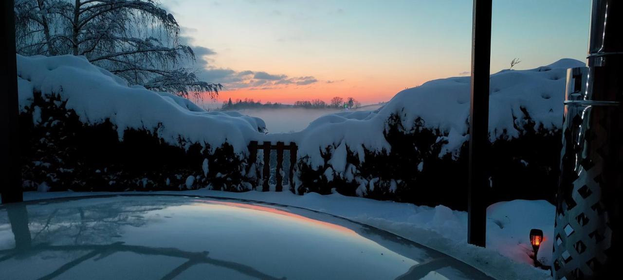 Au Chalet Bain Nordique Neuf Independant Calme Assure Haselbourg ภายนอก รูปภาพ